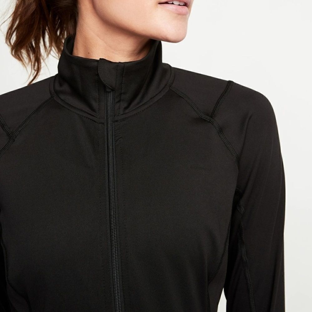 Old Navy Black Active Compressive Jacket - Picture 3 of 8